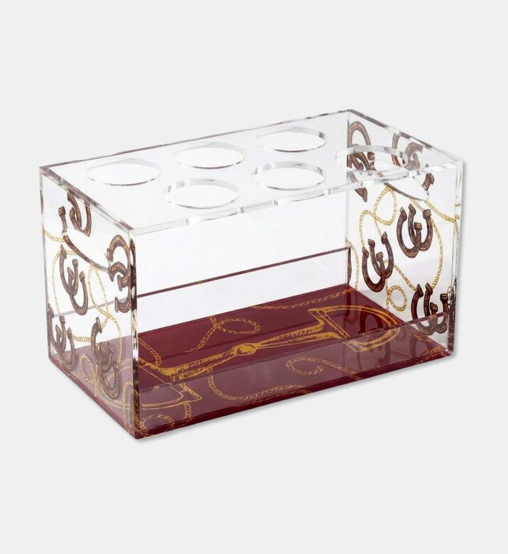 Silsal Fares Rectangular Arabic Coffee Cup Holder, Packshot View