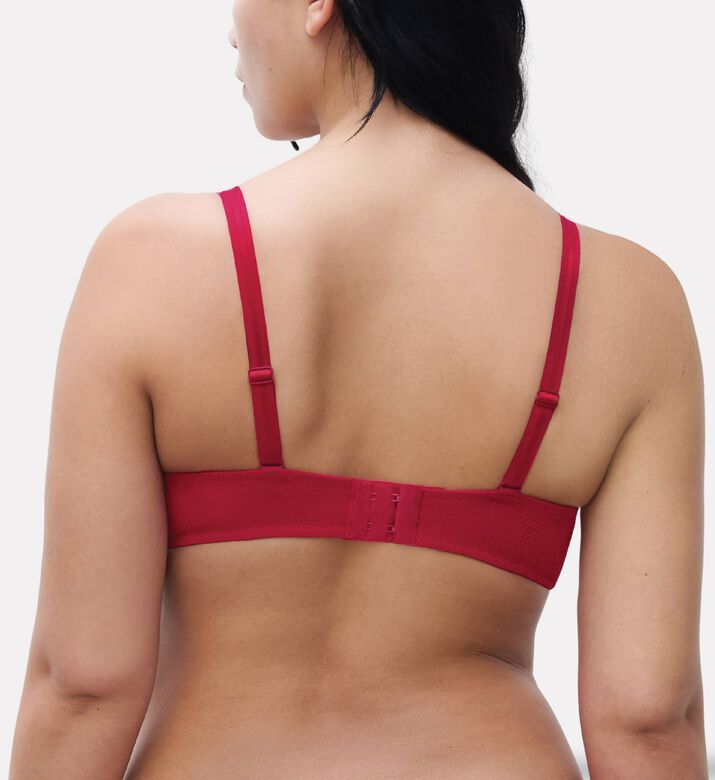 Chantelle Lace Underwired Demi Bra, Model View