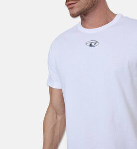 Diesel T-adjust-od Organic Cotton T-shirt, White, L, Model View