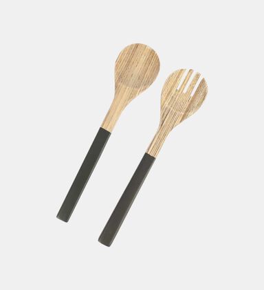 Bamboo Salad Spoon Fork Server - 30 Cm
