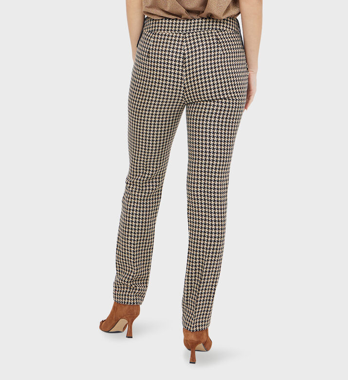 بنطال مستقيم بنقشة هاوندزتوث