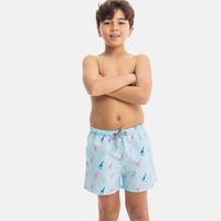 Mini Sky Giraffes Swim Shorts