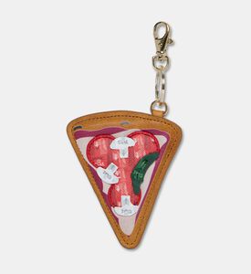 Manc Leather Pizza Slice Bag Charm, Packshot View