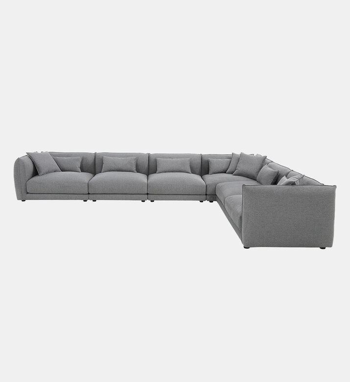 Home Deco and More Louis Fabric Corner Sofa, Packshot View
