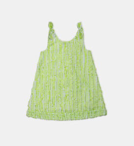 Round Neck Sleeveless Flared Dress