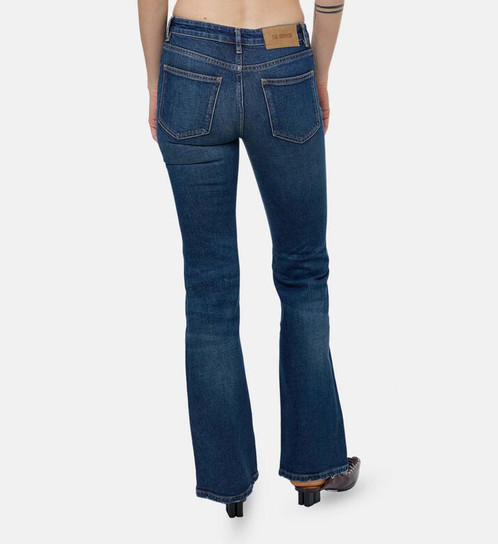 The Kooples Wide-leg Denim Pants, Model View
