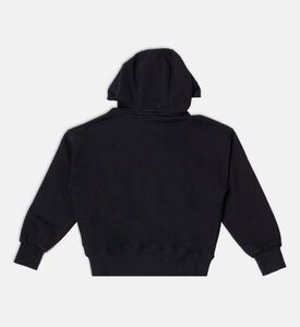 Sharkshape Logo-print Basic Hoodie