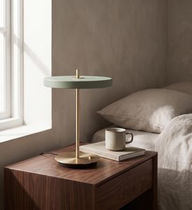 Umage Asteria Aluminum Table Lamp, Green, Packshot View