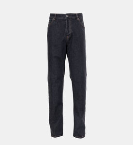 بنطال دنيم كلاسيكي بخمسة جيوب