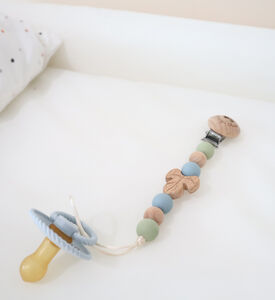 Autumn Leaves Pacifier Clip