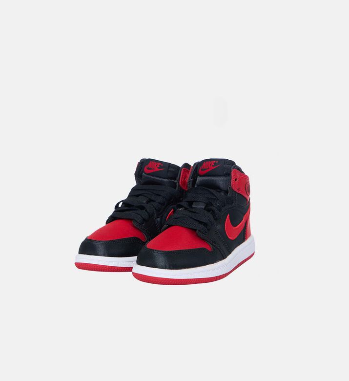 Retro High Satin Bred Shoes
