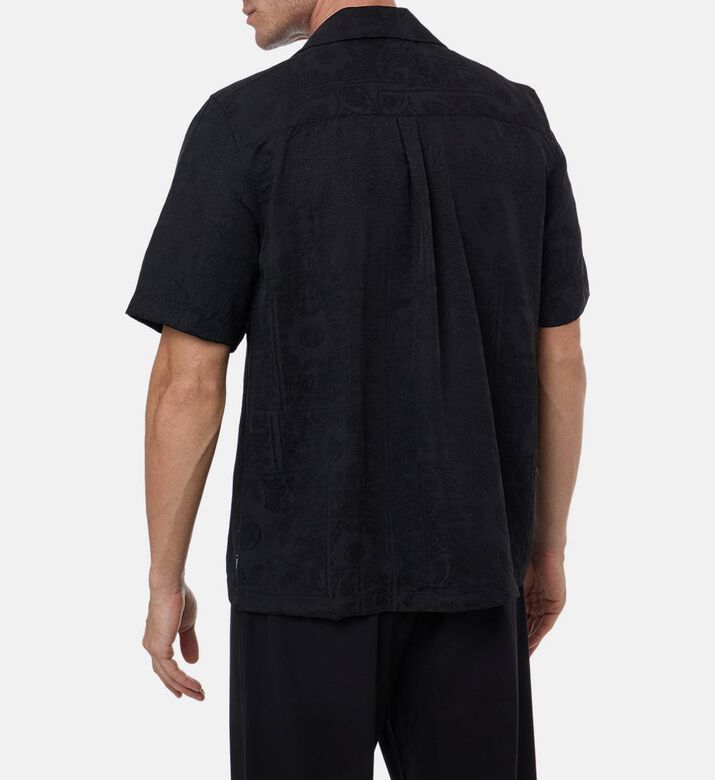 Les Deux Liam Jacquard Short-sleeve Shirt, Model View