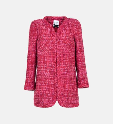 Open-front Tweed Jacket
