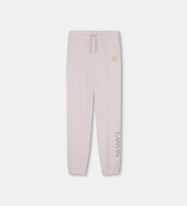 Cotton Embroidered Tracksuit Pants