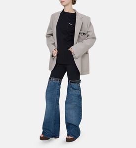 تي شيرت قطني بطبعة شعار الصندوق