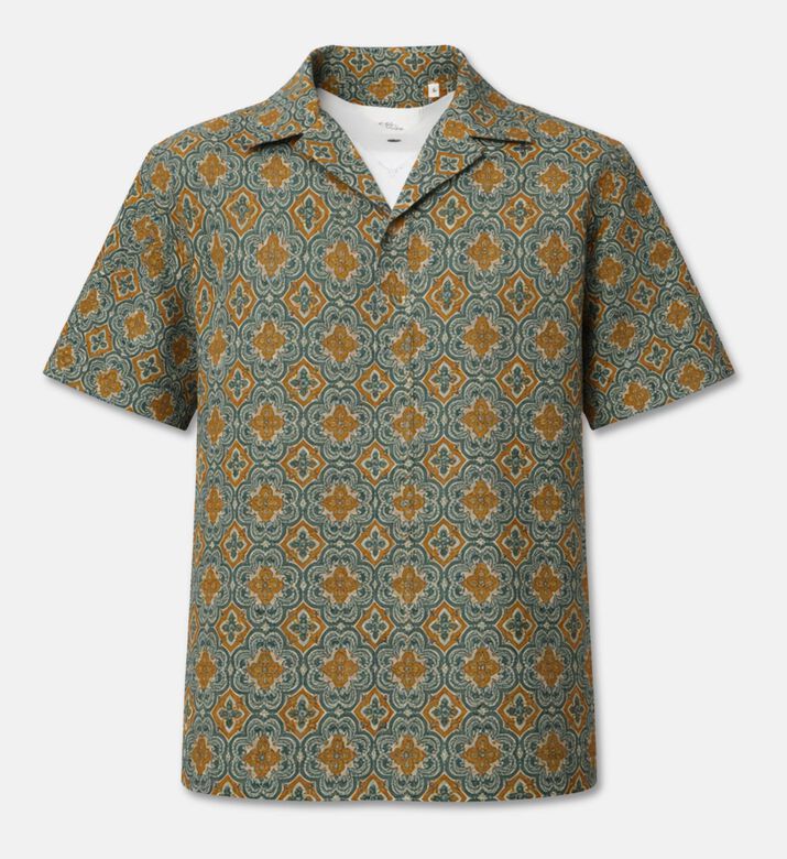 Les Deux Abstract-print Button Closure Shirt, Packshot View