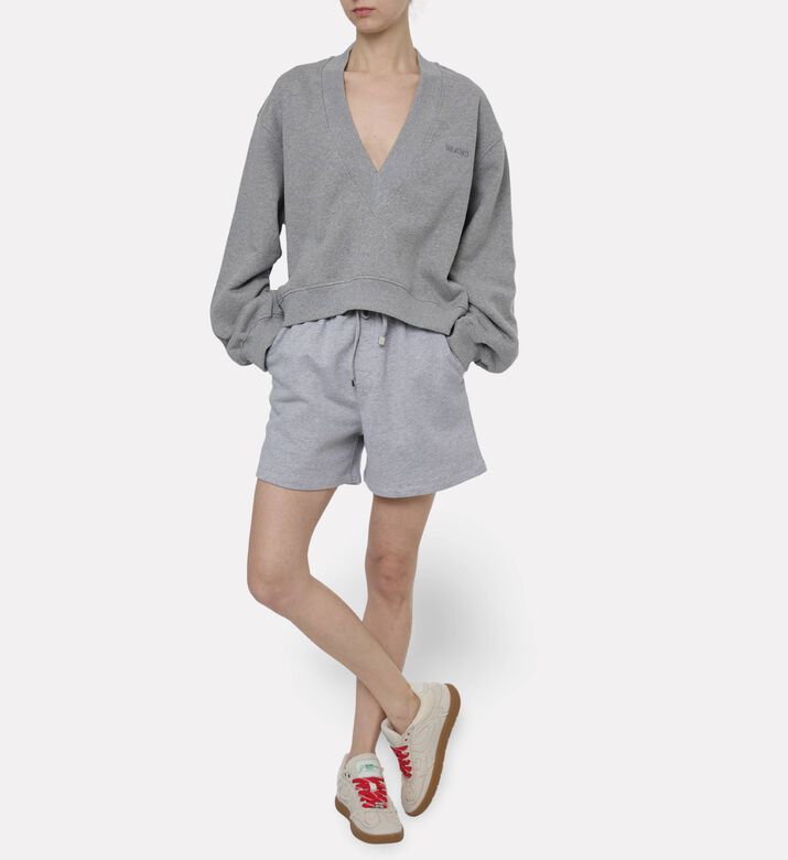 The Attico V-neck Oversized Sweatshirt, Model View