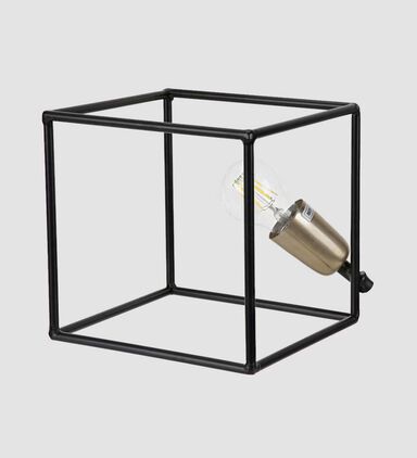 مصباح طاولة بشكل مكعّب 20x20x20 سم