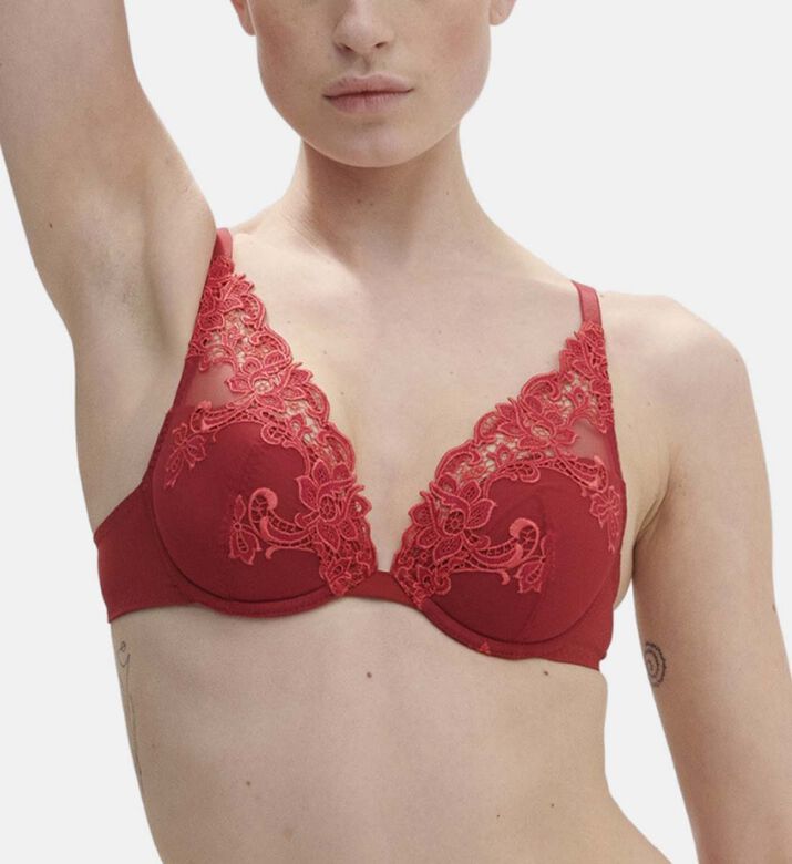 Saga Plunging Push Up Bra