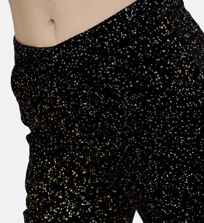 Prevy Glitter Dots Flared Pants