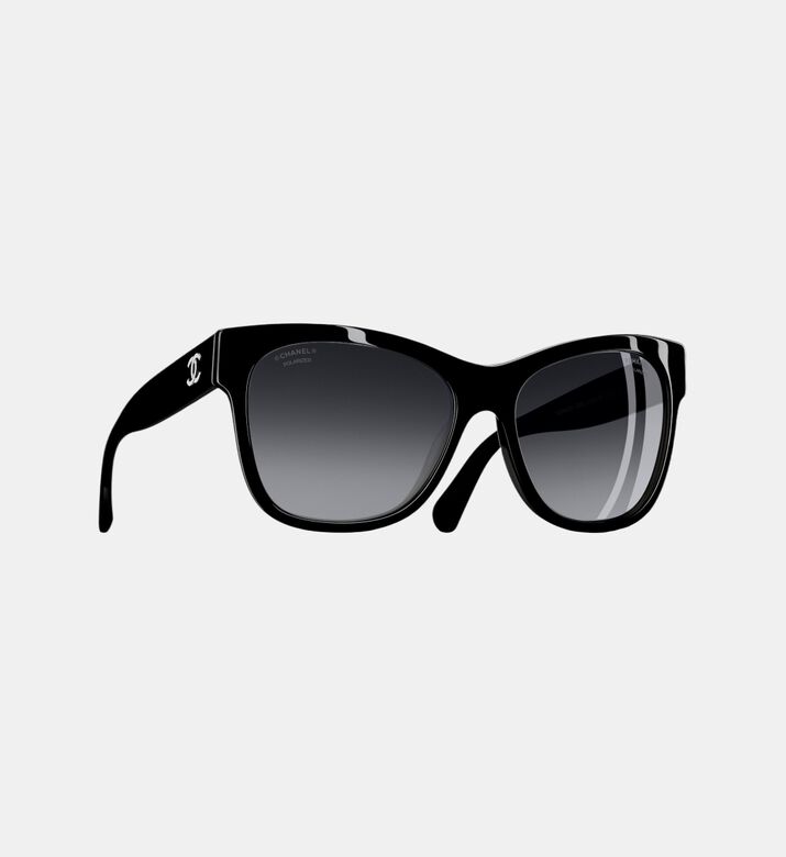 Acetate Square Frame Sunglasses