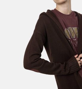 Zadig et Voltaire Long-sleeve Hooded Cardigan, Model View