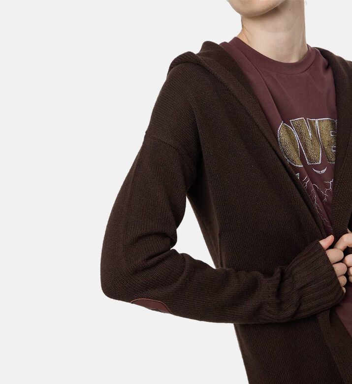 Zadig et Voltaire Long-sleeve Hooded Cardigan, Model View