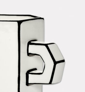 Serax Black-n-white Double Espresso Cup Saucer, Packshot View