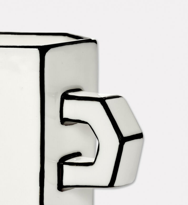 Serax Black-n-white Double Espresso Cup Saucer, Packshot View