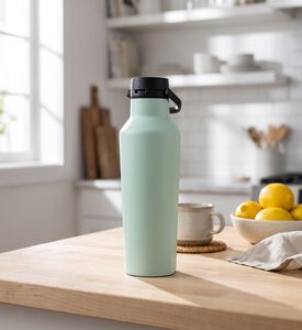 Corkcicle Stainless Steel Water Bottle, Green, Model View