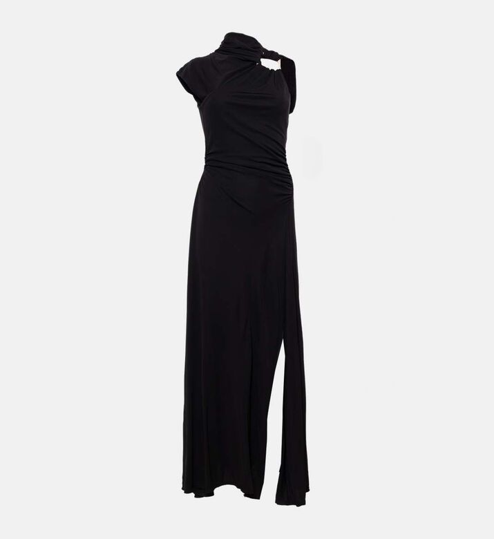 Allegra Asymmetric Midi Dress
