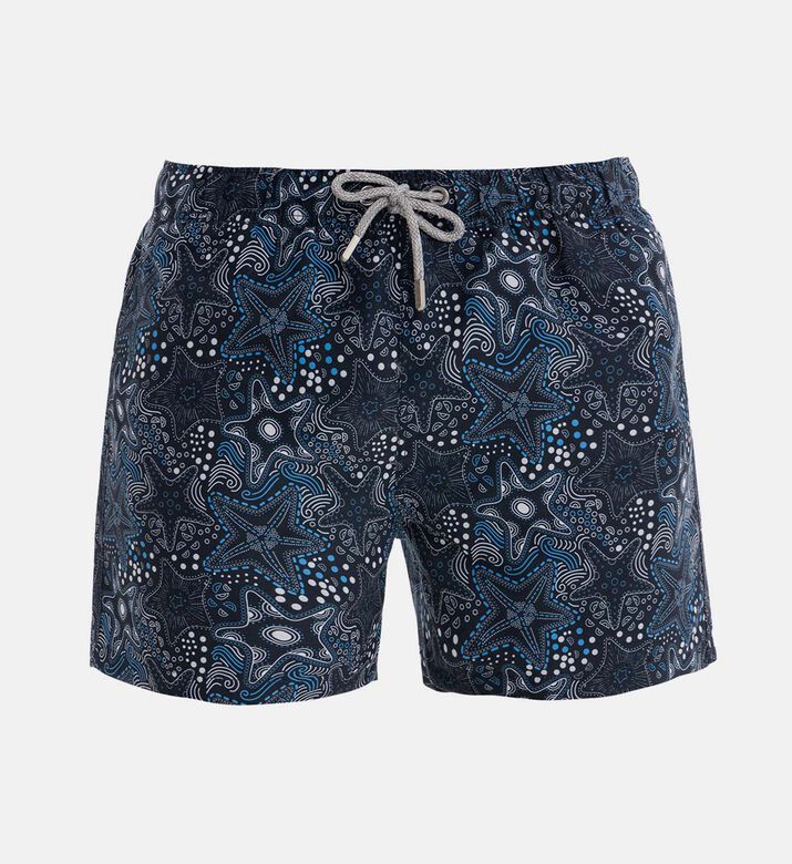 شورت سباحة كحلي بطبعة نجوم بحر