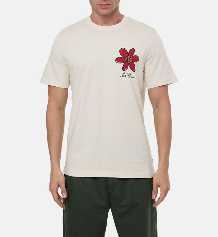 Les Deux Flower Basket Short-sleeve T-shirt, Model View
