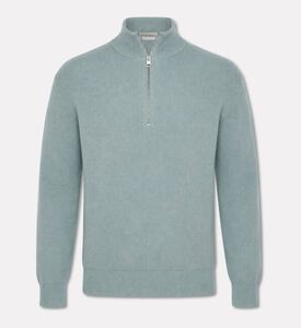 Closed Half-zip High-collar Sweater, Packshot View