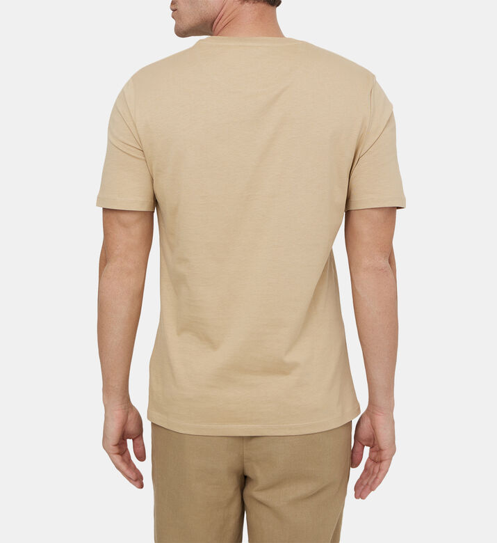 Cotton Logo-badge Short Sleeve T-shirt