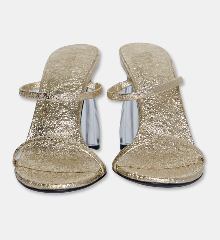 Atana Molton Gold Fiorellini Heel Sandal, Packshot View