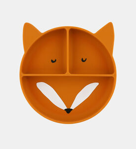 طبق مستر فوكس سيليكون مقسم - 20 × 19 × 3.5 سم