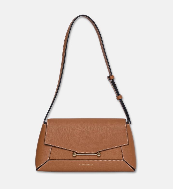 Strathberry Bag Mosaic Shoulder, Light-brown, Packshot View