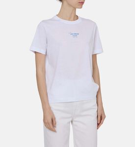 تيشيرت ساكامينو مطبوع بقصة عادية