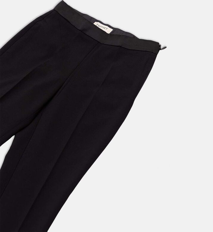 Silk Waist Tailored Trousers Silk Waist Tailored Trousers