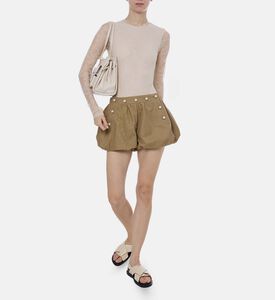 بودي سوت ضيق طويل الأكمام بزخارف أزهار