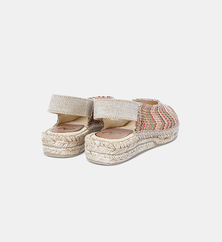 حذاء إسبادريل متعدد الألوان بسير خلفي