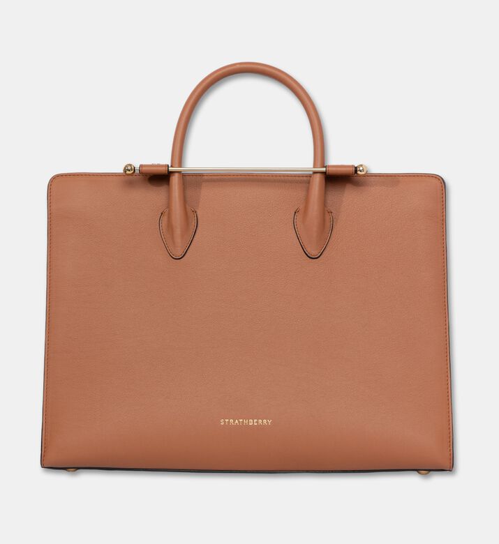 Strathberry Two-tone Professional Briefcase, Brown, Packshot View