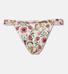 Agua Bendita Elsa High-cut Floral Bikini Bottom, Packshot View