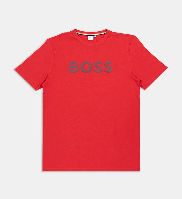 Contrasting Logo Short-sleeve T-shirt