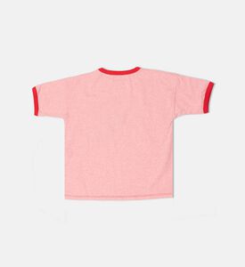 Bobo Choses Abstract Dog-print Contrast Ribbed Collar Short-sleeve T-shirt, Packshot View Bobo Choses Abstract Dog-print Contrast Ribbed Collar Short-sleeve T-shirt, Packshot View