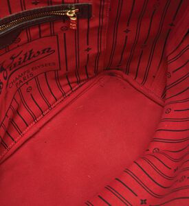 Louis Vuitton Preowned Louis Vuitton Damier Ebene Canvas Neverfull Bag, Packshot View