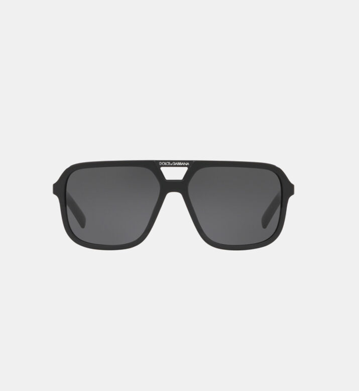 Thick Square Frame Sunglasses 58
