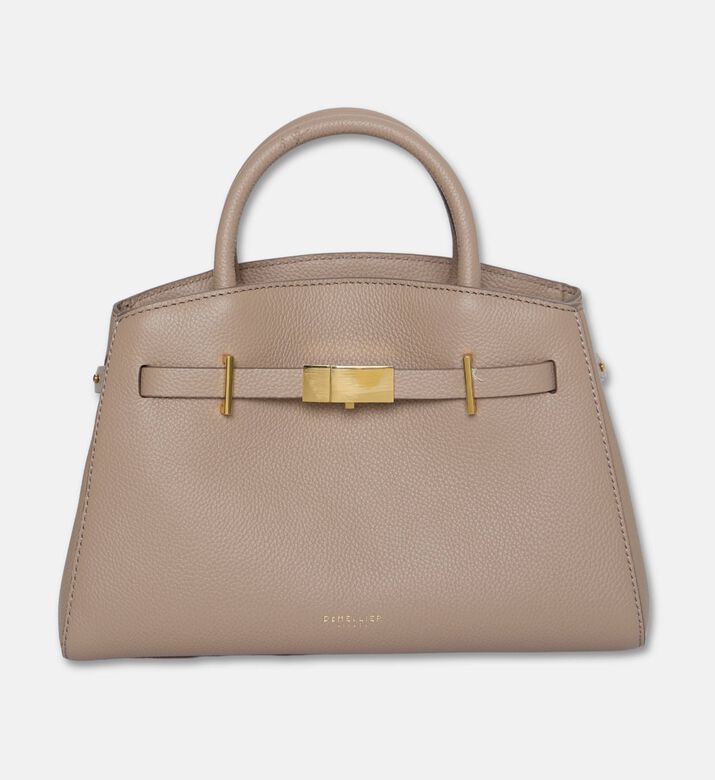 Demellier The Small Hudson Crossbody Bag, Light-taupe, Packshot View