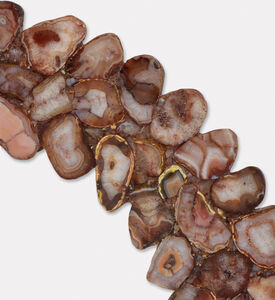 Home Deco and More Quartz Stones Frame Mirror, Packshot View